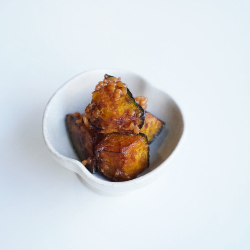 ほっくり南瓜の醤油麹和え